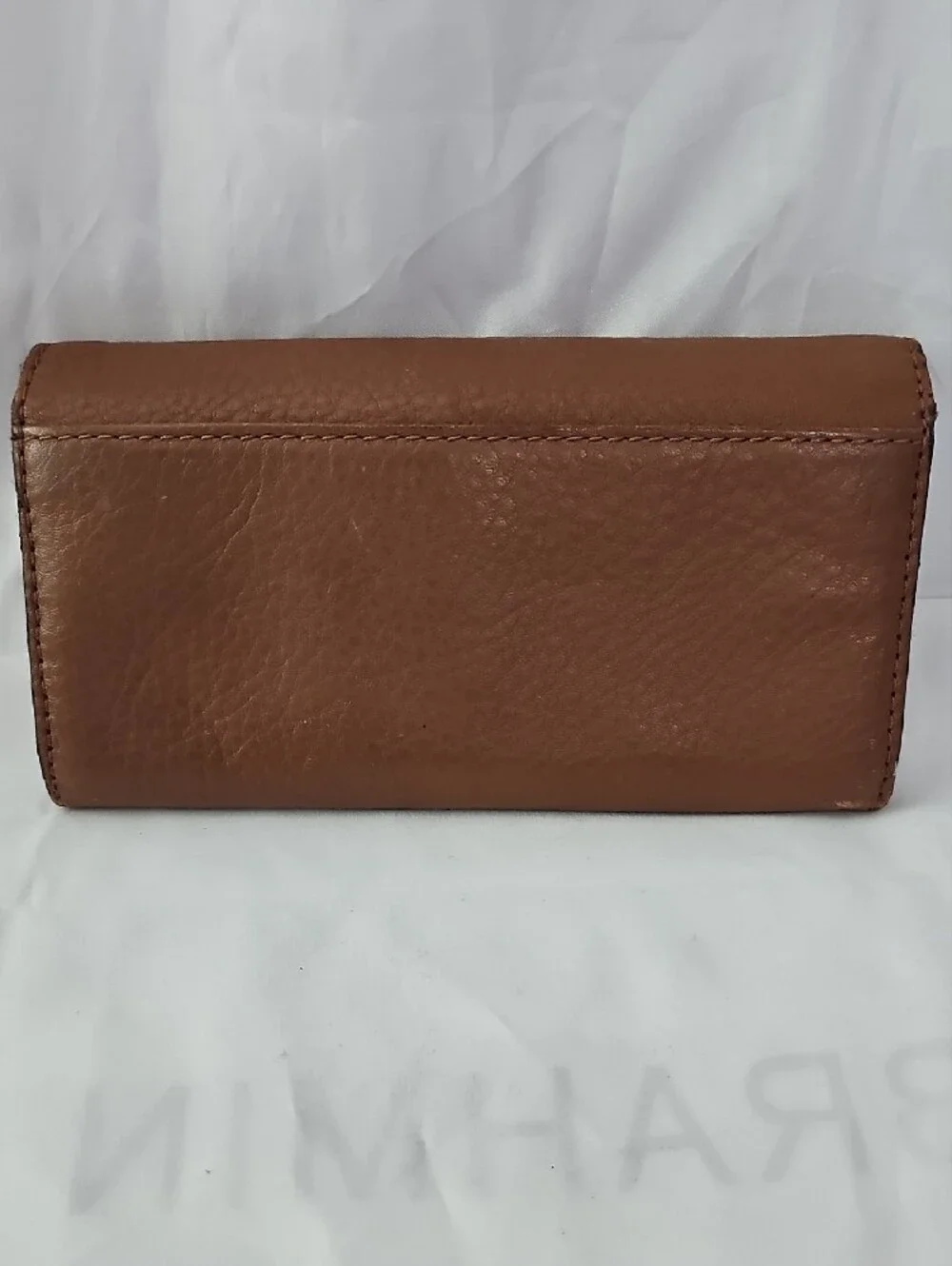 Michael Kors Brown Leather Logo Clutch Wallet